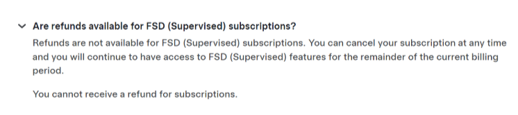 FSD Refund