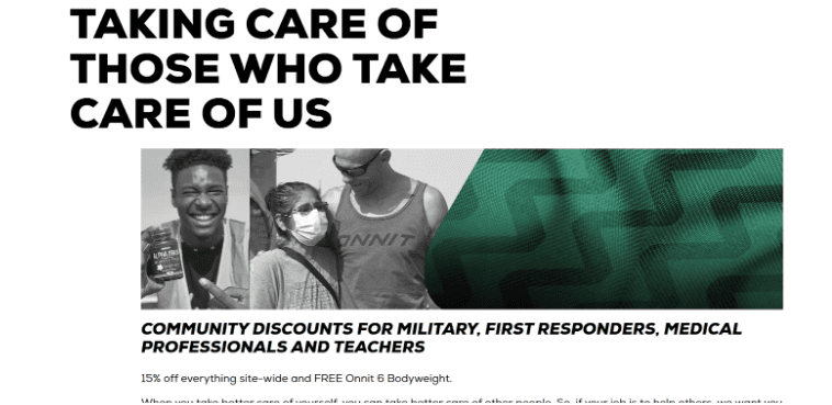 Onnit Community Discount