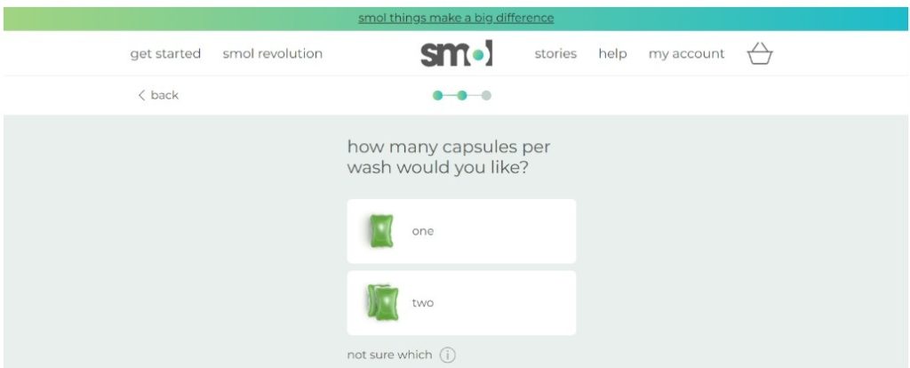 Select the number of capsules