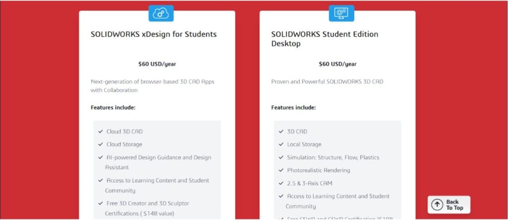 SOLIDWORKS Student Edition Desktop