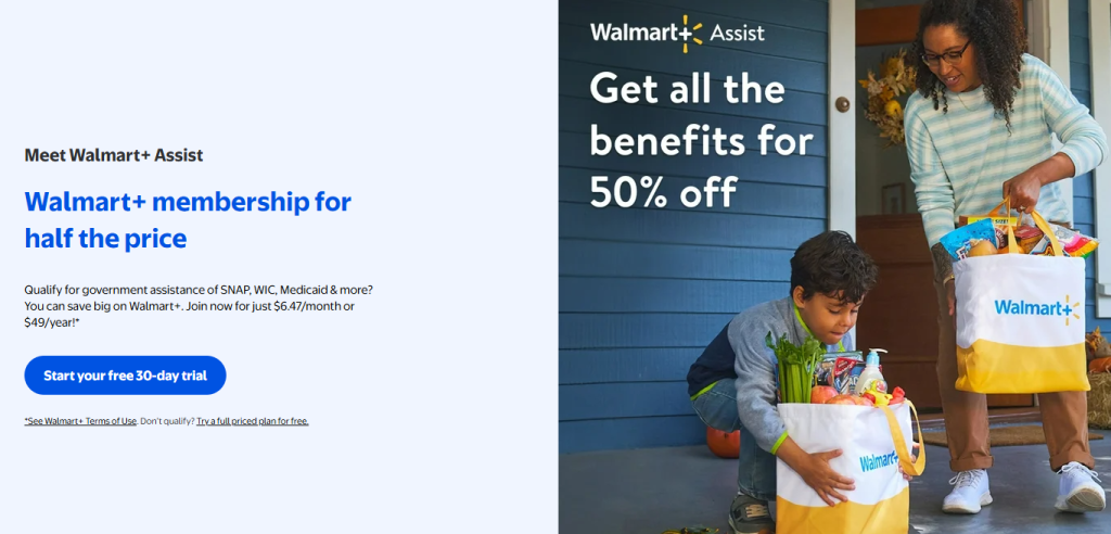 Walmart Assist 50% Discount