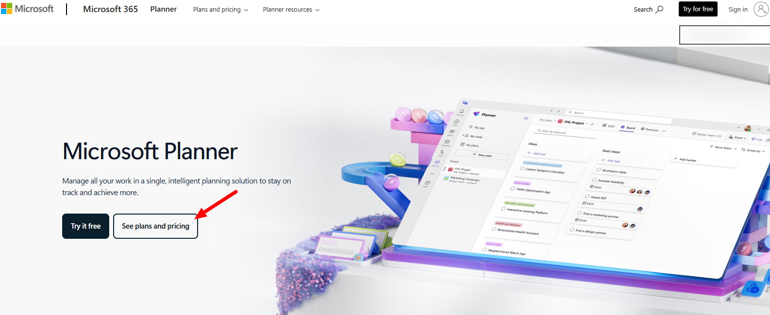 Microsoft Project Homepage