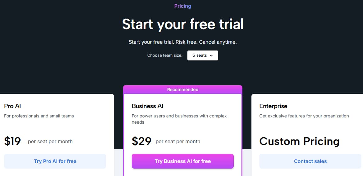 Motion Pricing Plans Motion Pricing Plans